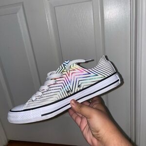 Converse All Star Shoes Women's size 10 - Rainbow Stars Low Top Sneakers